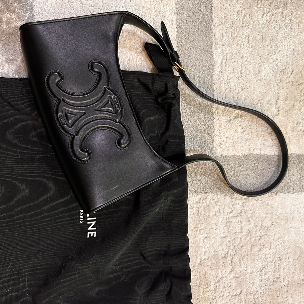 CELINE CUIR TRIOMPHE SHOULDER BAG